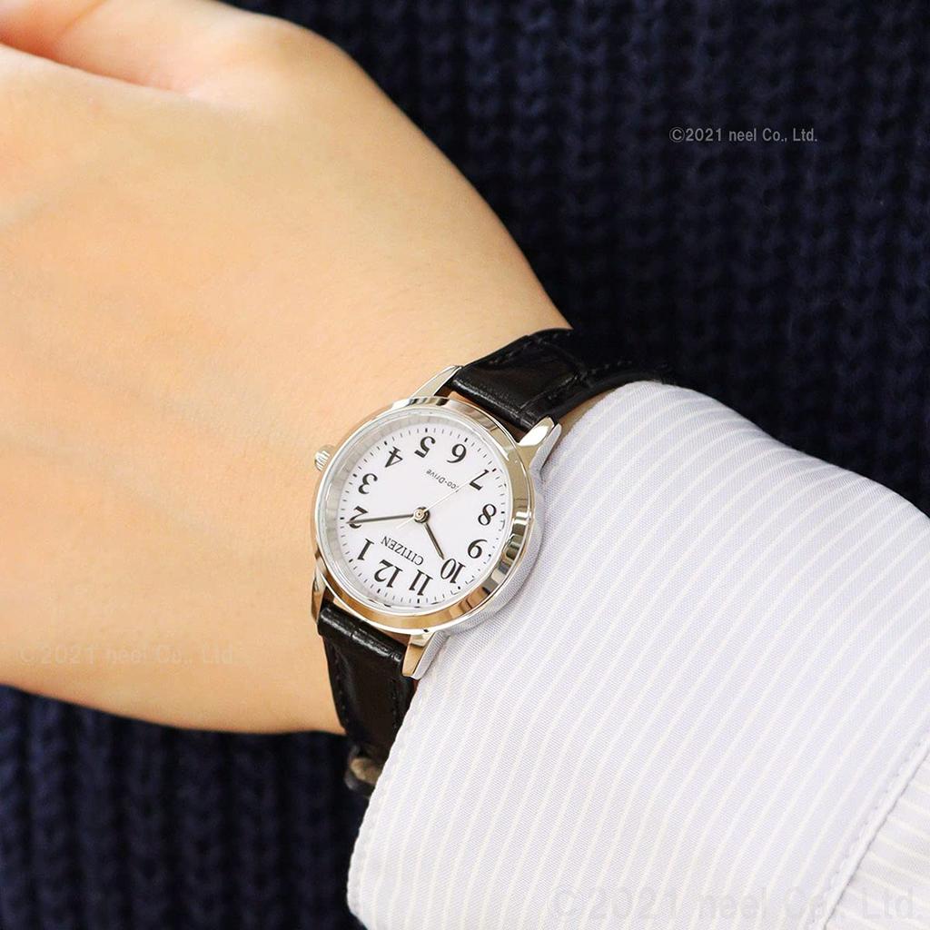 Женские часы Citizen EM0930-15A Eco-Drive на солнечной батарее Кожа Нержавеющая сталь Черные