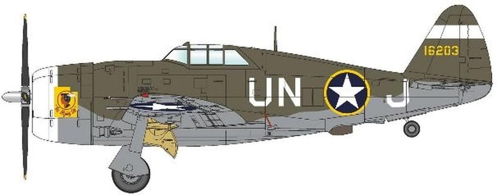 Dora Wings Американский Thunderbolt Пластиковая модель DWS48055 1/48 P-47C-2