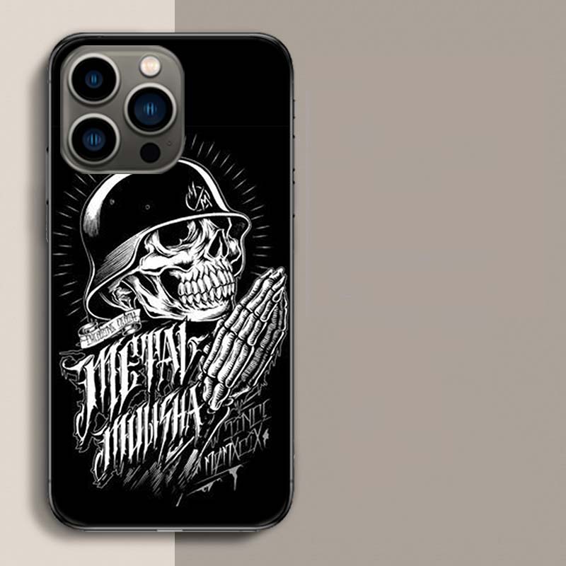 Металлическая Мулиша для Мотокросса Чехол для Телефона Для Apple Iphone 16E 16 17 Pro Max Air 15 Pro 14 Plus 12 13 Mini Чехол Милый Fundas Si