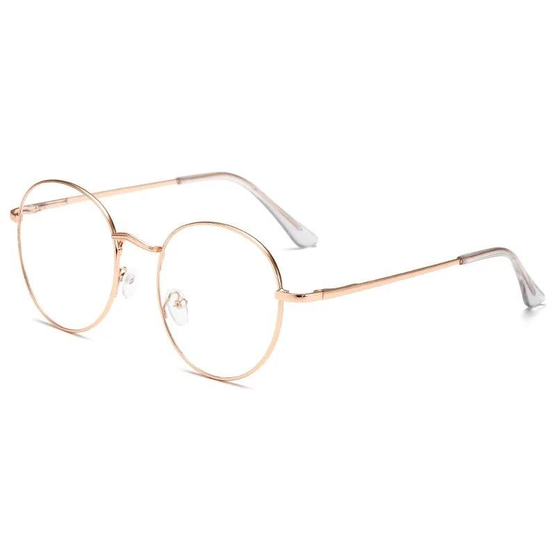 Metal Finished Myopia Glasses For Women Men Shortsighted Spectacles Prescription Eyeglasses Nearsighted Eyewear -1.0 To -4.0