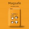 Кофейный Кролик Кожаный Держатель для карт с поддержкой MAGSAFE для iPhone