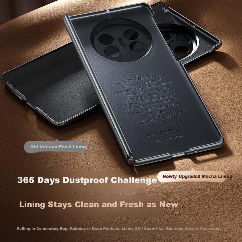 Invisible Wristband BracketHuawei Mate X5 Phone Case, Mate X5 Collector's Edition, Full Lens Coverage, Ultra-Thin Art Leather