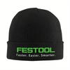 Логотип Festool Шляпа для деревообработки Осенне-зимняя шапка-бини Модная Faseter Более легкие Умные кепки Женские Мужские Акриловые вязаные шапки