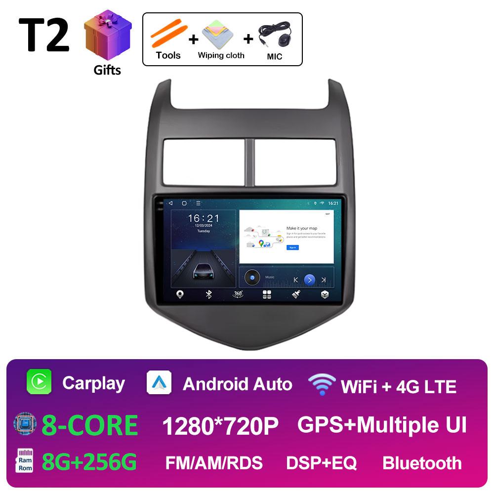 Для Chevrolet AVEO Sonic 2011 2012 2013 Интеллектуальная система Беспроводной Carplay Автомобильный мультимедийный аудио-видео проигрыватель GPS-навигация BT