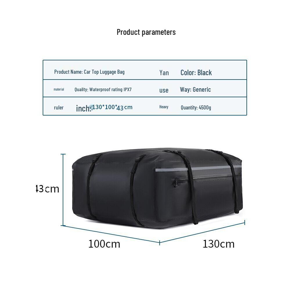 Универсальная водонепроницаемая сумка-багажник на крышу автомобиля - Герметичная, защита от ливня, ПВХ сумка на крышу