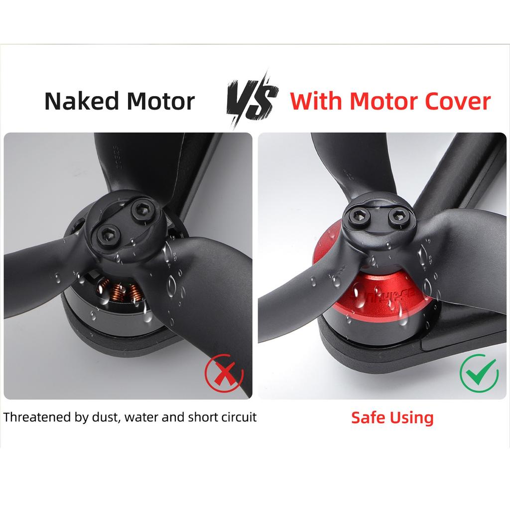 Крышка двигателя для аксессуаров для дронов Avata 2, пылезащитная водонепроницаемая алюминиевая защитная крышка двигателя