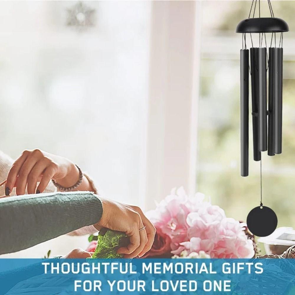 Retro Aluminum Tube Wind Bell Metal Blessing Bell Garden Decor Wind Chimes Outdoor