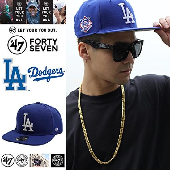 DODGERS SURE SHOT CAPTAIN ROYAL Baseball Cap by Authentic MLB Los Angeles Dodgers [B-SRS12WBP-RY] '47 47BRAND,