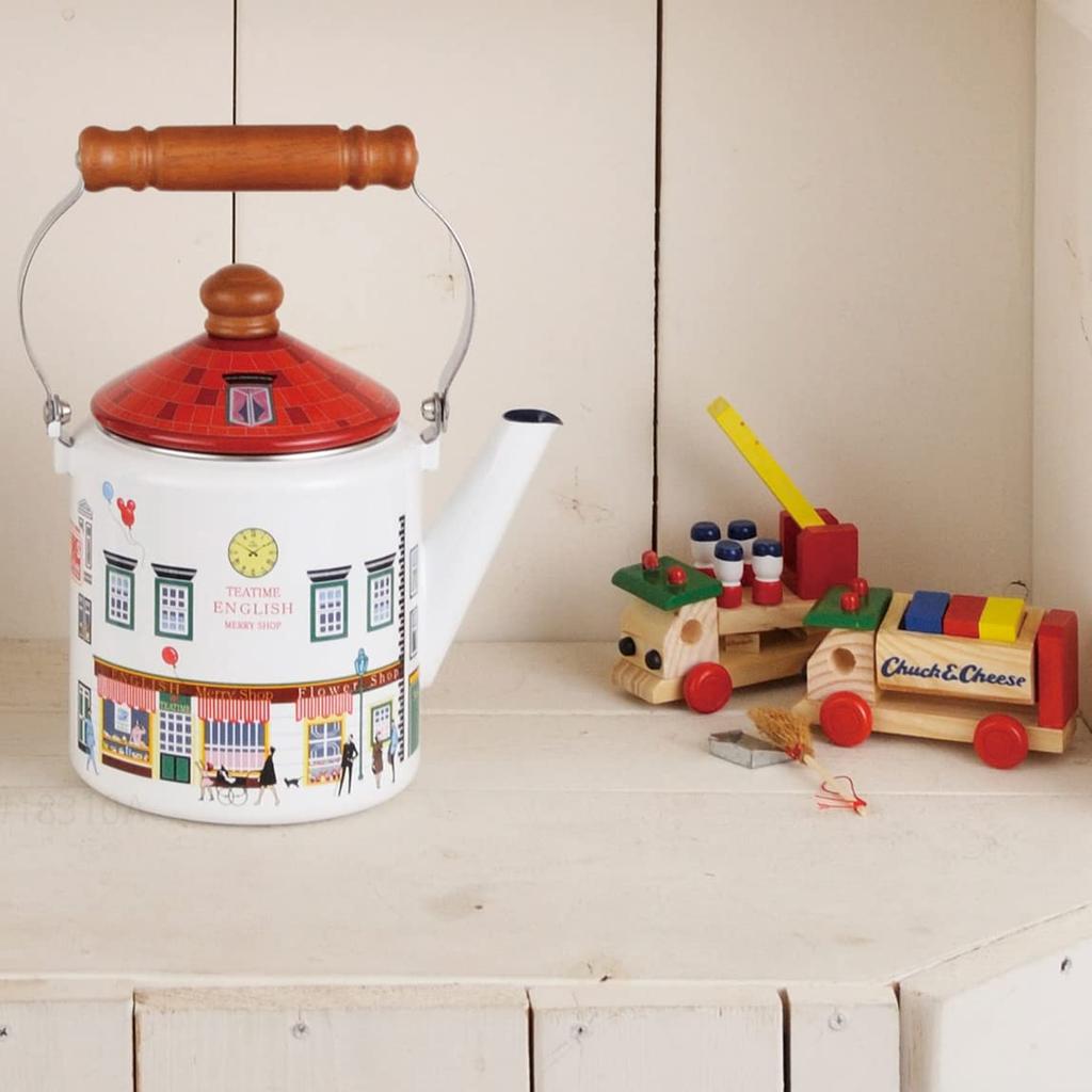 Чайник эмалированный Fuji IH совместимый литровый эмалированный чайник Merry Shop S 2.0 MM-2.0K