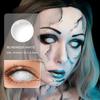 FUNSACHY Cosplay Vampire Red Contact Lenses Anime Cosplay Halloween Lenses Cosmetic Colorful Multicontacts White Black Softlens