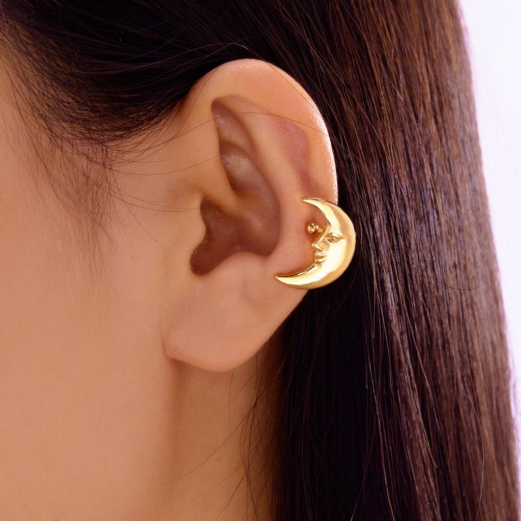 Серьги-каффы в виде морской звезды, клипсы для козелка уха для женщин, простые серьги-клипсы в виде ракушки с цветочным узором, для ушей без проколов, костяное кольцо, клипса для уха, подарок с цирконом для пляжного отдыха