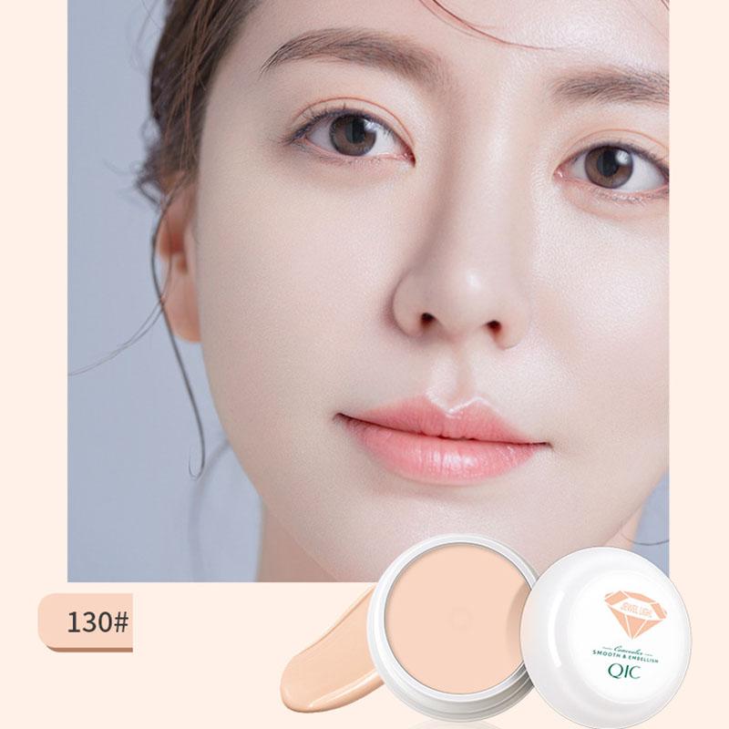 QIC Тональный и гладкий консилер для маскировки пятен от прыщей и темных кругов под макияж.