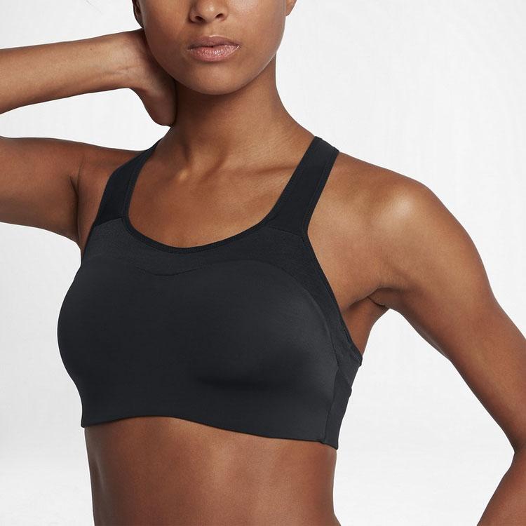 Nike Женское спортивное нижнее белье, черное, средней плотности AA1218-010