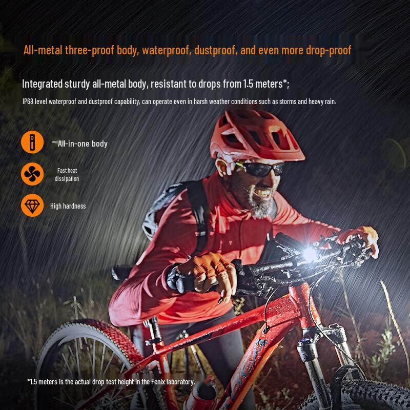 Перезаряжаемый передний велосипедный фонарь Fenix BC26R