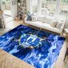 Sheffield Wednesday Football Design Crystal Velvet Carpet Cozy Non?Slip Printed Rug For Bedroom Living Room Entrance