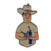 Heady Festival Cartoon Brooch the Wisest People Texans Hank Hill DAB Meme Enamel Pin