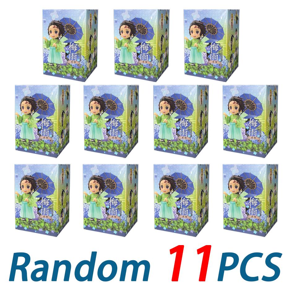 Последние 1-12 шт. Фигурка Серия Сливовый Дождь Кочо Синобу Томиока Гию Мицури Фигурка Игрушка Подарок Для Детей