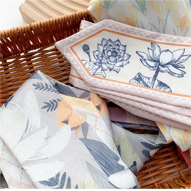 Thin Narrow Long Scarf Spring Autumn Bag Waist Belt Ribbon Hair Tie Scrunchies Headband Scarves Neck Wraps Neckerchief Headscarf