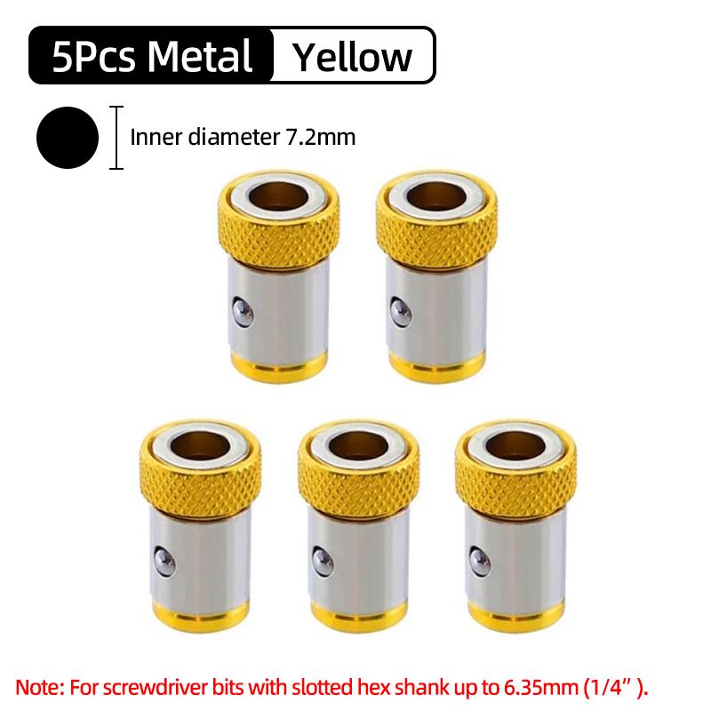 Магнитный держатель бит Магнитное кольцо Сильный намагничиватель Демагнетизатор 6,35 мм Держатель бит для крестовой отвертки Phillips Ручные инструменты