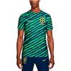Nike Футболки мужские Зеленые С круглым вырезом Умеренный прямой крой DM9544-490