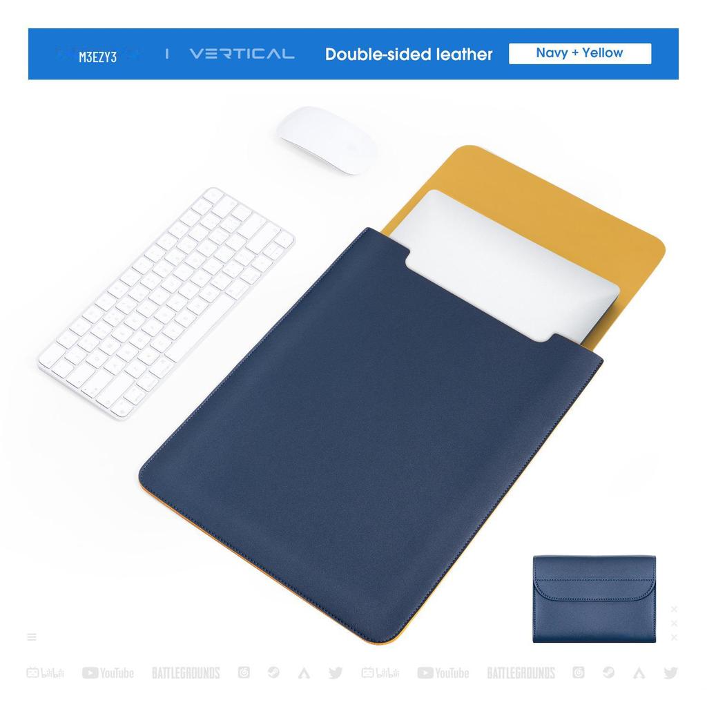 Немагнитная кожаная сумка для ноутбука Apple M2, Huawei, Lenovo Xiaoxin и планшетных компьютеров.