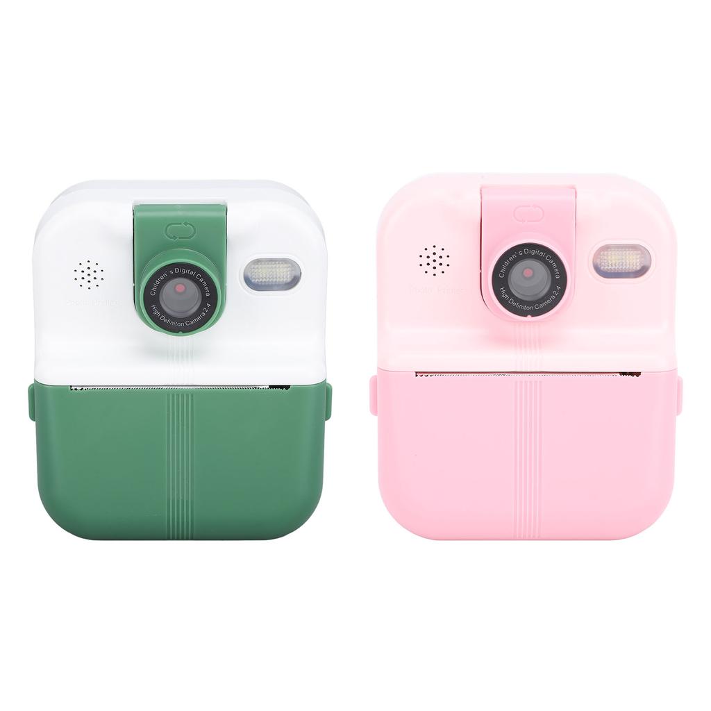 Camera Instant Print 2.4 Inch IPS Screen Selfie Digital Camera with 1080P Videos Portable Travel Cam
