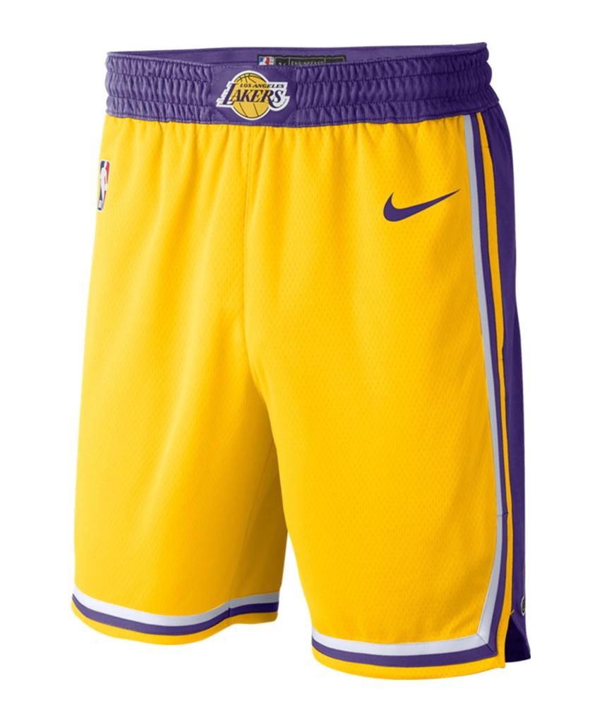 Nike Los Angeles Lakers Icon Edition Shorts 100% polyester Yellow