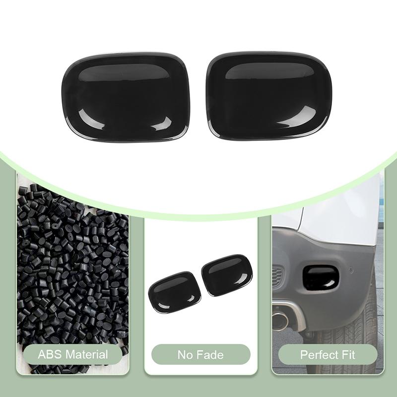 Задние противотуманные фары из АБС-пластика, декоративные наклейки, протектор для Jeep Renegade 2015-2018, автомобильные аксессуары, черный цвет