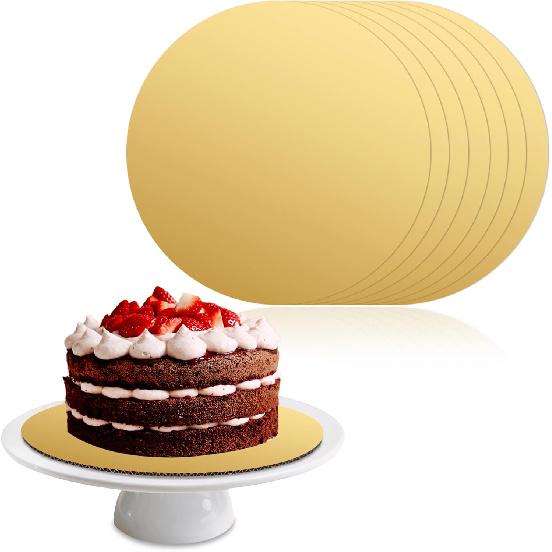 Romeda Cake Board, 7 Cake Boards Per Pack, Cake Board Can Be Used for Baking Cakes, Cake DIY, Desserts and Crafts Use, Food Grade Cake Boards 10 Inch