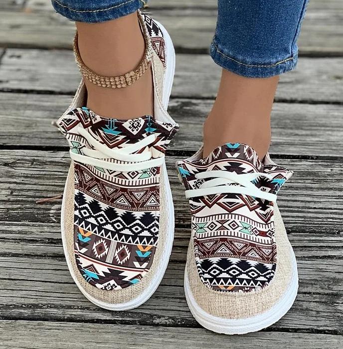 Fashion Fashion Women's Round Toe Walking Cloth Shoe Color Matching Casual Comfortable Shallow Mouth Thick Sole Sneaker Zapatos De Mujer
