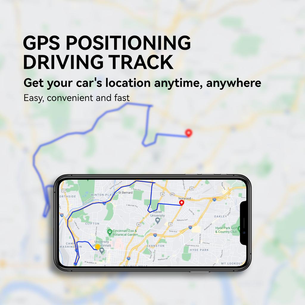 Автомобильный видеорегистратор WiFi Full HD 1080P Dash Cam Reverse Car Camera Car Video Recorder Auto Dashcam Black Box GPS Car Accessories