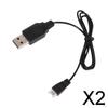 2x 3.7V Charging Cable Replacement Drone Powers Supply Spare Parts for RC Aircraft