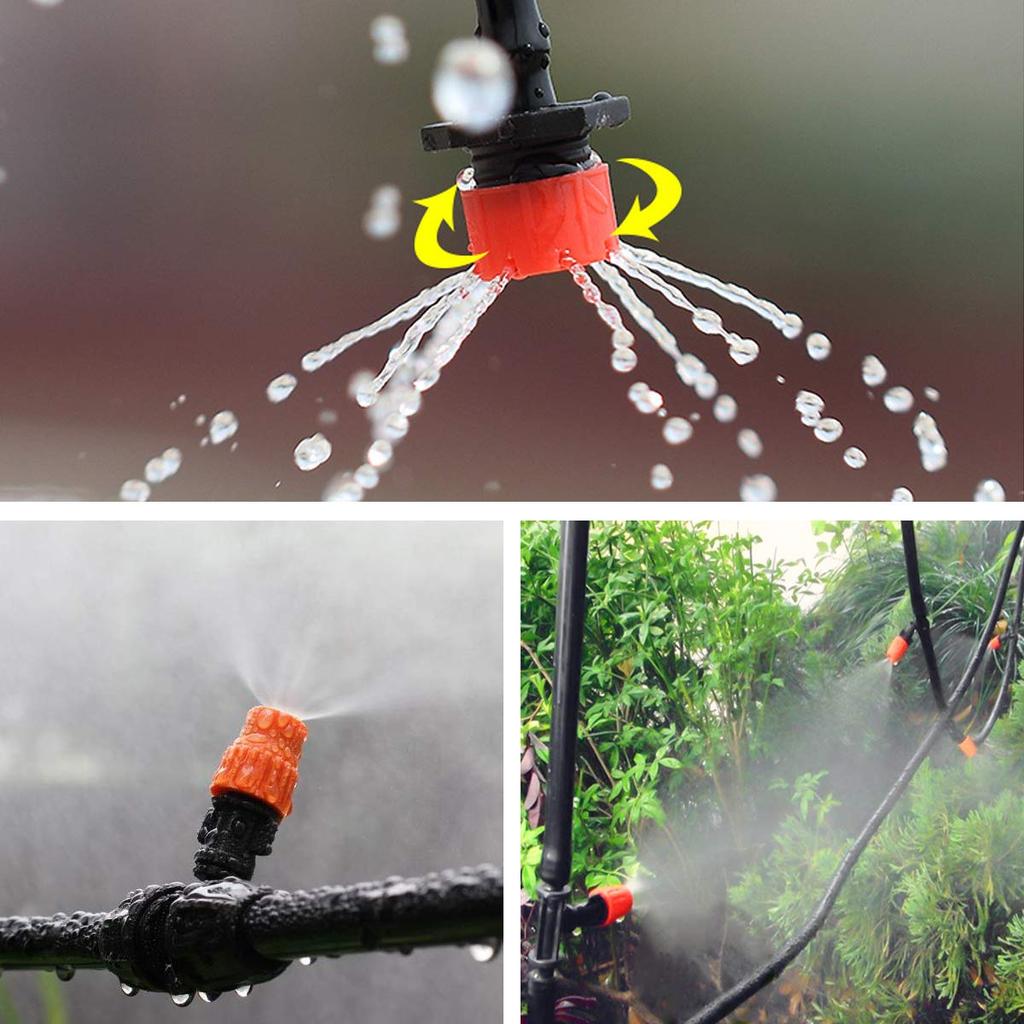 25M Hose Automatic Watering Set 185 Pieces Set Irrigation System Drip Nozzle Spray Nozzle Drip Watering Water Supply System Watering DIY Garden Shower