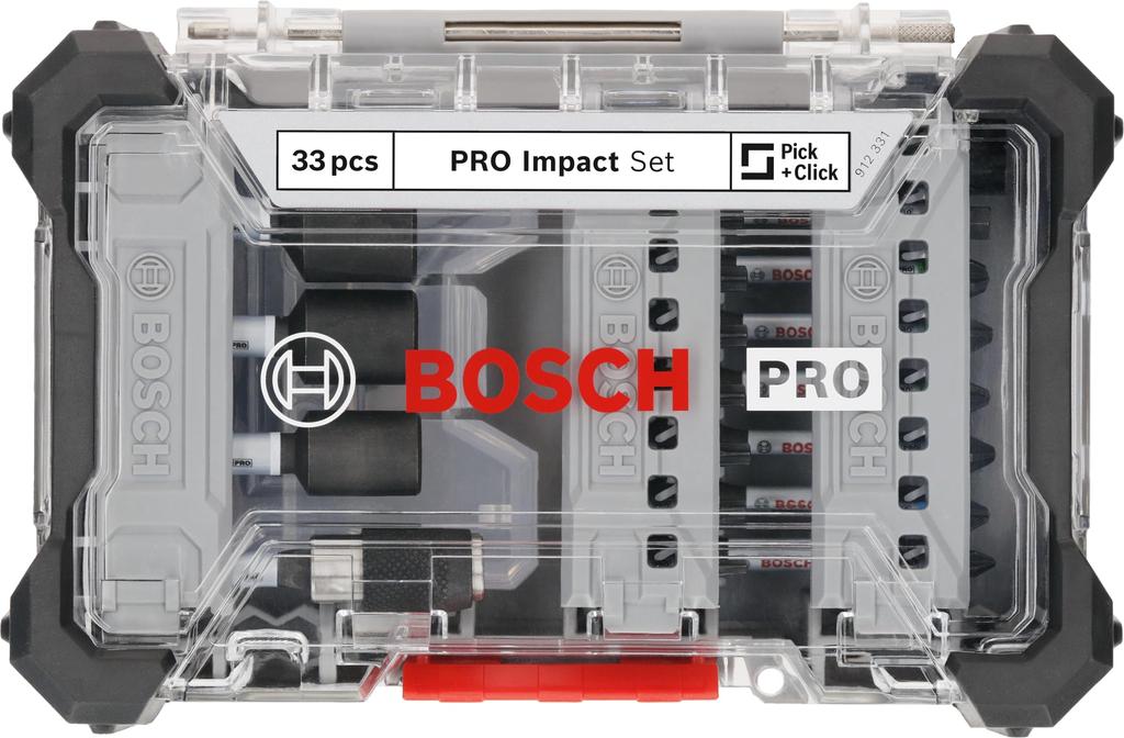 Набор бит для шуруповерта BOSCH Professional 33 штуки