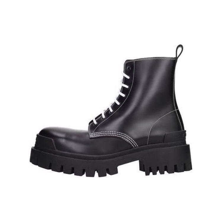 Balenciaga Ботинки на шнуровке 'Strike' Черные Женские 590974WA9641070