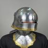 Шлем Салад Средневековая Рыцарская Броня Шлем из 18G Мягкой Стали LARP Косплей Костюм на Хэллоуин Готический Доспех Шлем Лучший Подарок