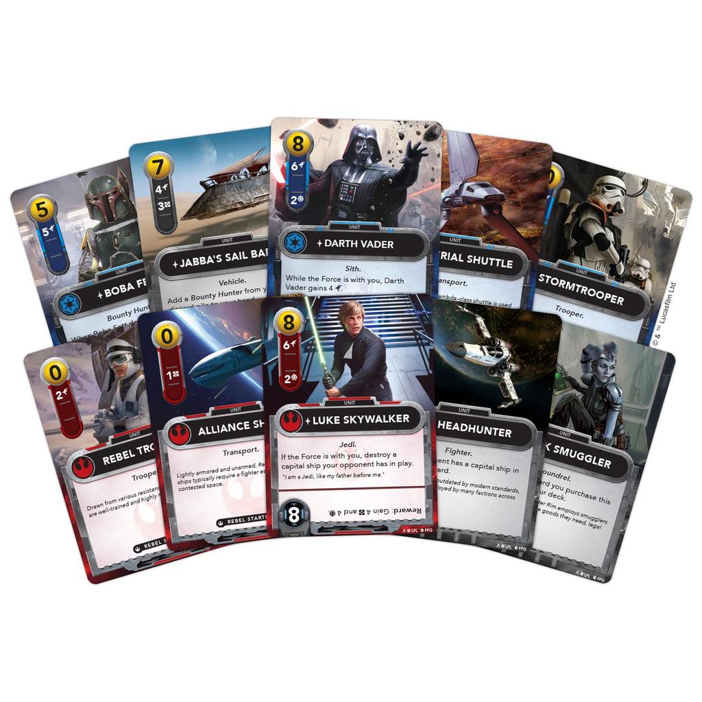 Fantasy Flight Star Wars Deckbuilding Game, Head-to-Head Tactical Card Battles, Ages 14+, 2 Players, 30 Minute Play Time