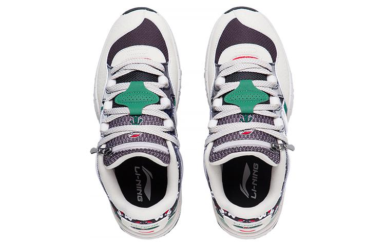 Li Ning CF Tracing Collection, Reputation 2.0 Low top Sports Casual Shoes Unisex Black Gray Green AGCS309-4