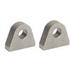 2pcs Shackle Mount Heavy Duty 1 Inch Thick Steel Weld On Shackle Clevis Mounts for Tractors