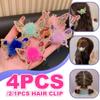 Flying Plush Butterfly Hairpin Hair Claw Clips Move Wing Clip Bangs Kids Shiny Rhinestone Barrette Children Headwear Women Girls Hair Accessories
