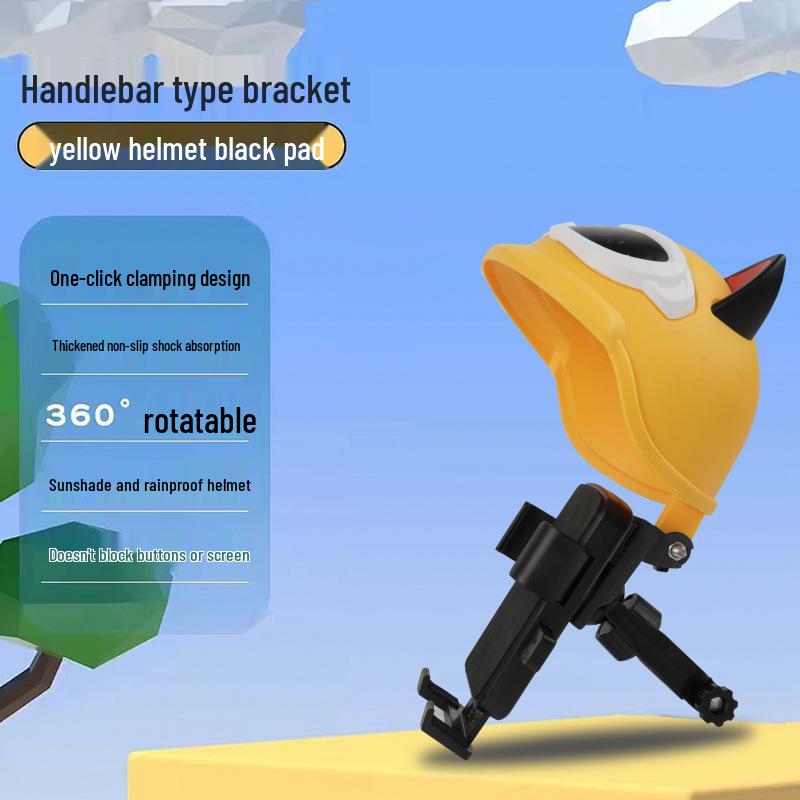 Electric Motorcycle Phone Holder with Sunshade for Riders