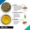 Чай Teacurry Belly и чай для похудения (Упаковка на 1 месяц, 60 чайных пакетиков) - Поддержка плоского живота и общего контроля веса. - 100% натуральный