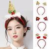 С Рождеством Украшения Вечеринка Пайетки Обруч для Волос Лось/Дерево/Санта Повязка на Голову Сценические Выступления Повязка для Волос Праздничные Принадлежности