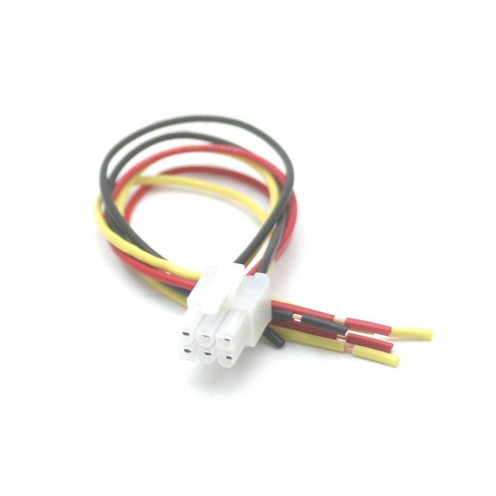 4 6 Pin Speaker High Level Input Plug Power Wire Harness for Rockford Fosgate Punch Amplifier 45HD 75HD 150HD