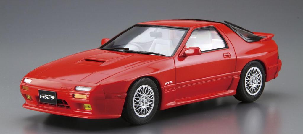 Aoshima Bunka Kyozaisha Модель автомобиля серии Mazda FC3S Savanna Пластиковая модель 1/24 № 64 RX-7 '89 (Машина)