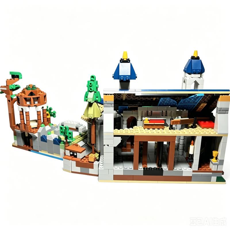 1221 деталь Модель Ривенделла MOC Альтернативная сборка Для Creator 31120 Строительные блоки Пользовательская головоломка DIY Сборка Образовательная коллекция