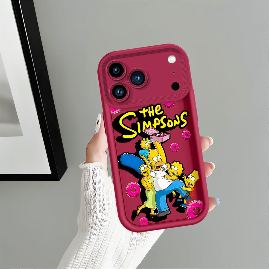 Чехол для телефона S-simpsons для Apple iPhone 17 Pro Max 12 15 Air 13 Mini 14 Plus XR 11 XS 16 16e