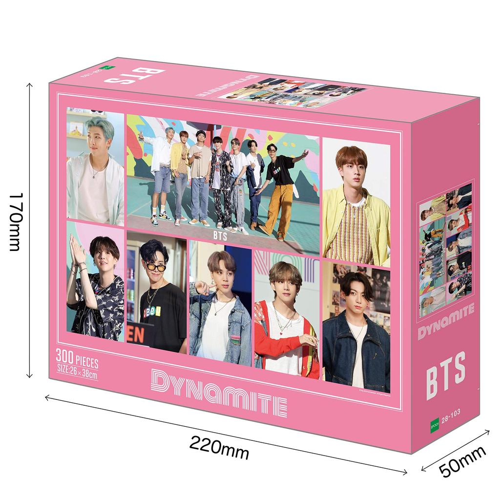 Epoch Пазл из 300 деталей BTS Dynamite x с клеем и шпателем EPOCH (26 38см) 28-103