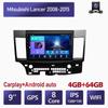 10-дюймовый Android Carplay для Mitsubishi Lancer 2008-2015, автомобильный радиоприемник, мультимедийный видеоплеер, GPS-навигация, WIFI, 4 + 64 ГБ