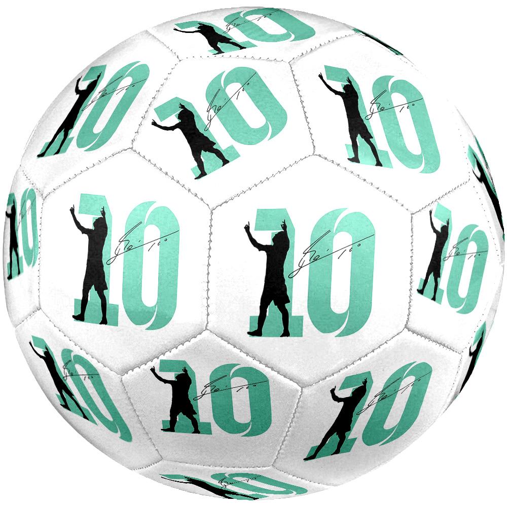 Colorful Messi Logo Design Size 5 Soccer Ball Machine Stitched Outdoor Training and Matches Unique Gift for Soccer Lovers